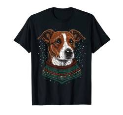 Weihnachtsmann auf Weihnachten Jack Russell Terrier T-Shirt von Jack Russell Terrier lover for Shorty Jack owner