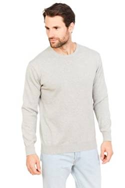 Jack Stuart - Herren Pullover Rundhalsausschnitt Aus 100% Baumwolle (Grau, 2XL) von Jack Stuart