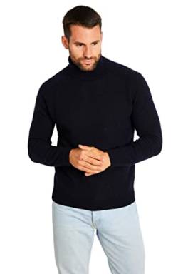 Jack Stuart - Herren Stehkragen Pullover, Marineblau, Large von Jack Stuart