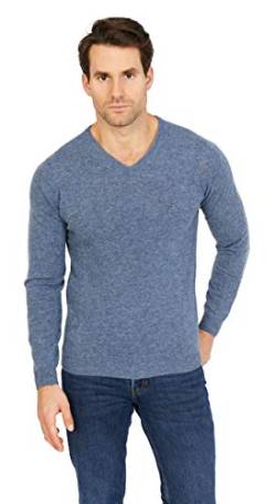 Jack Stuart - Herren V-Ausschnitt Pullover, 100% Lammwolle von Jack Stuart