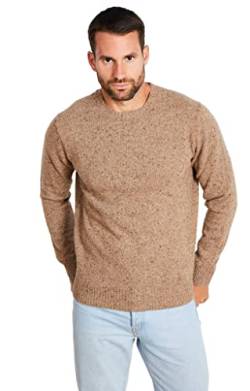 Jack Stuart - Pullover mit Rundhalsausschnitt für Herren, Camel, Large von Jack Stuart