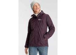 3-in-1-Funktionsjacke JACK WOLFSKIN "MANAPOURI" Gr. XS (34), lila Damen Jacken Sportjacken von Jack Wolfskin