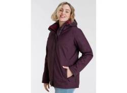 3-in-1-Funktionsjacke JACK WOLFSKIN "ROSS ICE JKT" Gr. 50, lila Damen Jacken Sportjacken von Jack Wolfskin