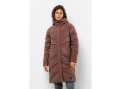 Daunenmantel JACK WOLFSKIN "MARIENPLATZ COAT W" Gr. XL (46), braun (wild, ginger) Damen Mäntel Daunenmäntel von Jack Wolfskin