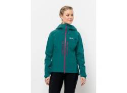 Fahrradjacke JACK WOLFSKIN "MOROBBIA 3L JKT W" Gr. XS (34), grün (sea, green) Damen Jacken von Jack Wolfskin