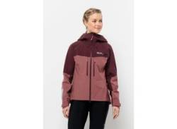 Fahrradjacke JACK WOLFSKIN "MOROBBIA 3L JKT W" Gr. XS (34), rot (apple, butter) Damen Jacken von Jack Wolfskin