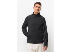 Fleecejacke JACK WOLFSKIN "FERNWEH JKT M" Gr. M (50), schwarz (black) Herren Jacken Outdoorjacken von Jack Wolfskin