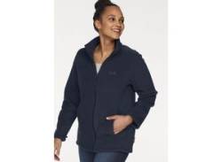 Fleecejacke JACK WOLFSKIN "MALLERY LAKE JACKET WOMEN" Gr. 52, blau (night blue) Damen Jacken Sportjacken von Jack Wolfskin