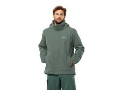 Funktionsjacke JACK WOLFSKIN "STORMY POINT 2L JKT M" Gr. L, grün (hedge green) Herren Jacken Trekkingjacken von Jack Wolfskin