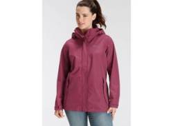 Funktionsjacke JACK WOLFSKIN "TOCORA JACKET WOMEN" Gr. 48, rot (sangria red) Damen Jacken Sportjacken von Jack Wolfskin