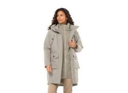 Funktionsmantel JACK WOLFSKIN "EISWALD 3IN1 PARKA W" Gr. XXL, grau (dusty grey) Damen Mäntel Sportjacken von Jack Wolfskin