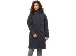 Funktionsmantel JACK WOLFSKIN "MARIENPLATZ COAT W" Gr. M, schwarz-weiß (phantom) Damen Mäntel Sportjacken von Jack Wolfskin