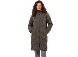 Funktionsmantel JACK WOLFSKIN "MARIENPLATZ COAT W" Gr. XS, braun (cold coffee) Damen Mäntel Sportjacken mit Kapuze von Jack Wolfskin