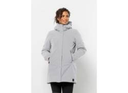 Funktionsmantel JACK WOLFSKIN "SALIER COAT" Gr. M (38/40), grau (moonwalk) Damen Mäntel Sportjacken von Jack Wolfskin