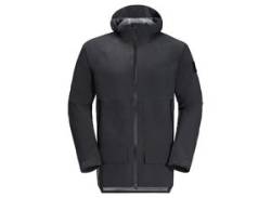 Funktionsparka JACK WOLFSKIN "GOLDGEWANN PARKA M" Gr. L (52), schwarz-weiß (phantom) Herren Jacken Parkas von Jack Wolfskin