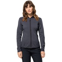 Jack Wolfskin Baiselberg Hooded FZ Women Fleecejacke Damen L dolphin dolphin von Jack Wolfskin