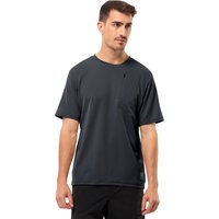 Jack Wolfskin Bike Commute T-Shirt Men Funktionsshirt Herren L phantom phantom von Jack Wolfskin