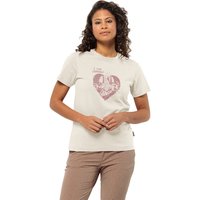 Jack Wolfskin Camping Love T-Shirt Women T-Shirt aus Bio-Baumwolle Damen XS cotton white cotton white von Jack Wolfskin