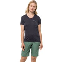 Jack Wolfskin Crosstrail T-Shirt Women Funktionsshirt Damen M graphite graphite von Jack Wolfskin