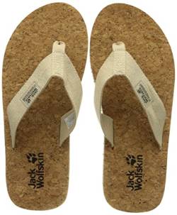 Jack Wolfskin Damen Ecostride 2 Slipper W Sandale, Natural/Cork, 42 EU von Jack Wolfskin