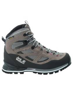 Jack Wolfskin Damen Force Crest Texapore Mid W, Tarmac Grey / Pink, 37.5 EU von Jack Wolfskin