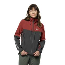 Jack Wolfskin Damen Morobbia 3L Jacke, Slate Green, L von Jack Wolfskin