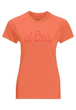 Jack Wolfskin Damen Morobbia T-Shirt, Guave, XS von Jack Wolfskin