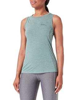 Jack Wolfskin Damen Prelight T-Shirt, Picnic Green, Large von Jack Wolfskin