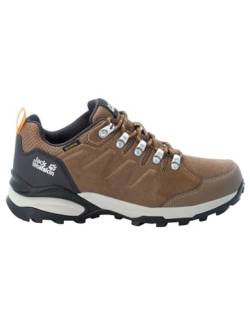 Jack Wolfskin Damen Refugio Texapore Low W, Brown / Apricot, 42.5 EU von Jack Wolfskin