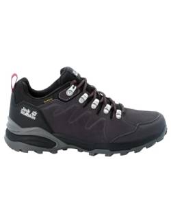 Jack Wolfskin Damen Refugio Texapore Low W, Dark Steel / Purple, 37.5 EU von Jack Wolfskin