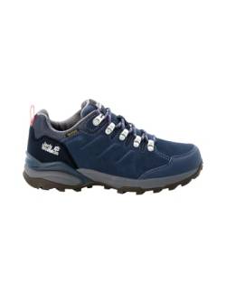 Jack Wolfskin Damen Refugio Texapore Low Walking Schuh, Dark Blue Grey, 40 EU von Jack Wolfskin