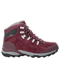 Jack Wolfskin Damen Refugio Texapore MID W Wanderschuh, Dark Maroon, 39 EU von Jack Wolfskin