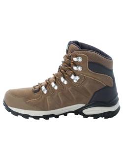 Jack Wolfskin Damen Refugio Texapore Mid W, Brown / Apricot, 43 EU von Jack Wolfskin