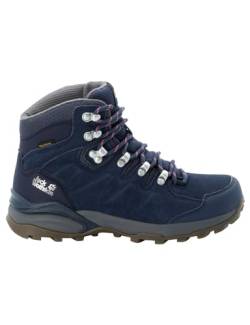 Jack Wolfskin Damen Refugio Texapore Mid W, Dark Blue / Grey, 38 EU von Jack Wolfskin