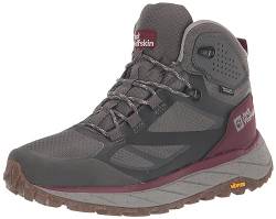 Jack Wolfskin Damen TERRAVENTURE Texapore MID W Wanderschuh, Dark Maroon, 37 EU von Jack Wolfskin