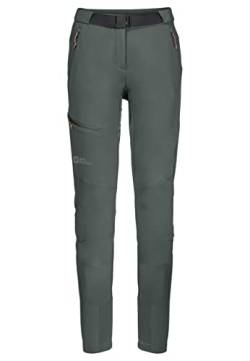 Jack Wolfskin Damen Ziegspitz Hose, Slate Green, 42 von Jack Wolfskin