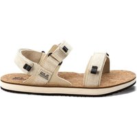 Jack Wolfskin Ecostride 2 Sandal Men Nachhaltige Trekkingsandale Herren 44.5 braun natural / cork von Jack Wolfskin