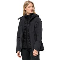 Jack Wolfskin Feldberg 3in1 Jacket Women 3 in 1 Jacke Damen M schwarz black von Jack Wolfskin