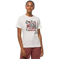 Jack Wolfskin Florell Box T-Shirt Women Damen T-shirt aus Bio-Baumwolle M gelb egret von Jack Wolfskin