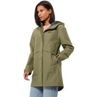 Jack Wolfskin Funktionsmantel CAPE WEST COAT W Kapuze ist fest mit der Jacke verbunden von Jack Wolfskin