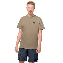 Jack Wolfskin Herren 365 T Bio-Baumwoll Shirt - Sand Dune - S von Jack Wolfskin