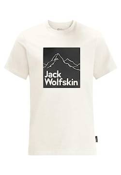 Jack Wolfskin Herren Brand T-Shirt, Egret, XXL von Jack Wolfskin