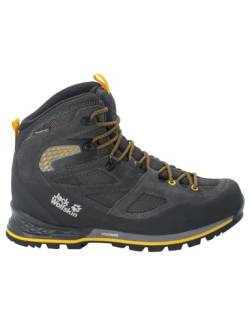 Jack Wolfskin Herren Force Crest Texapore Mid M, Black / Burly Yellow Xt, 40 EU von Jack Wolfskin