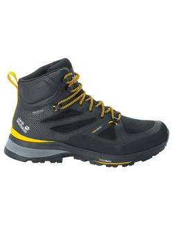 Jack Wolfskin Herren Force Striker Texapore Mid M, Black / Burly Yellow Xt, 45.5 EU von Jack Wolfskin