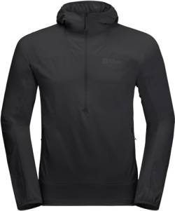 Jack Wolfskin Herren Prelight Overhead Jacke, Black, M von Jack Wolfskin