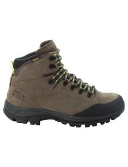 Jack Wolfskin Herren Rebellion Texapore Mid M, Khaki / Phantom, 41/42 EU von Jack Wolfskin