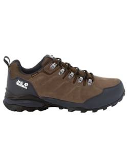 Jack Wolfskin Herren Refugio Texapore Low M Walking-Schuhe, Brown / Phantom, 42.5 EU von Jack Wolfskin