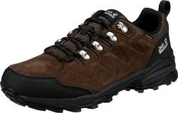 Jack Wolfskin Herren Refugio Texapore Low M Walking-Schuhe, Brown / Phantom, 43 EU von Jack Wolfskin