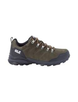 Jack Wolfskin Herren Refugio Texapore Low M Walking-Schuhe, Khaki / Phantom, 39.5 EU von Jack Wolfskin