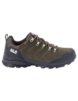 Jack Wolfskin Herren Refugio Texapore Low M Walking-Schuhe, Khaki / Phantom, 42.5 EU von Jack Wolfskin